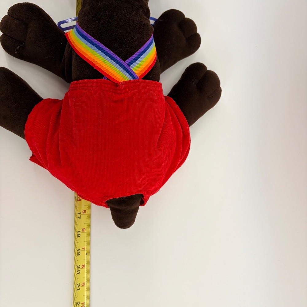 Tonka Pound Puppy Dark Brown Vintage 1985 Pound Puppies 18" Stuffed Animal Plush - Picture 6 of 6